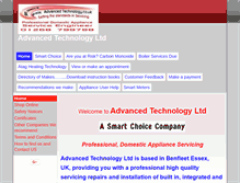 Tablet Screenshot of advanced-technology.co.uk